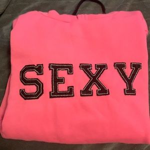 Pink “Sexy” Hooded Sweatshirt